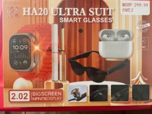 #002 Smart Glasses, Watch, Ear Buds - Combo