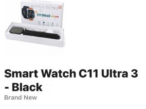#031 Black Smart Watch