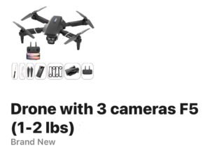 #045 Drone - 3 Camera F5